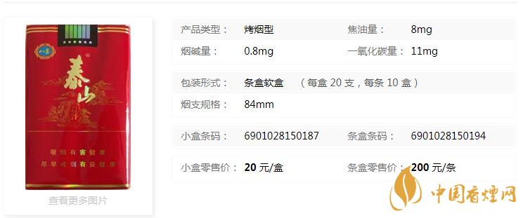 泰山八喜軟紅多少錢？泰山八喜軟紅價格及參數(shù)一覽2020